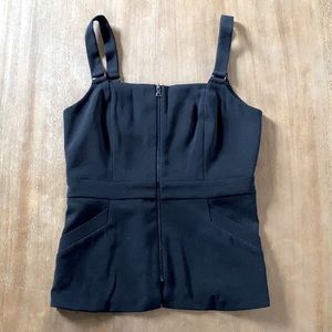 BCBG black sleeveless top size XS